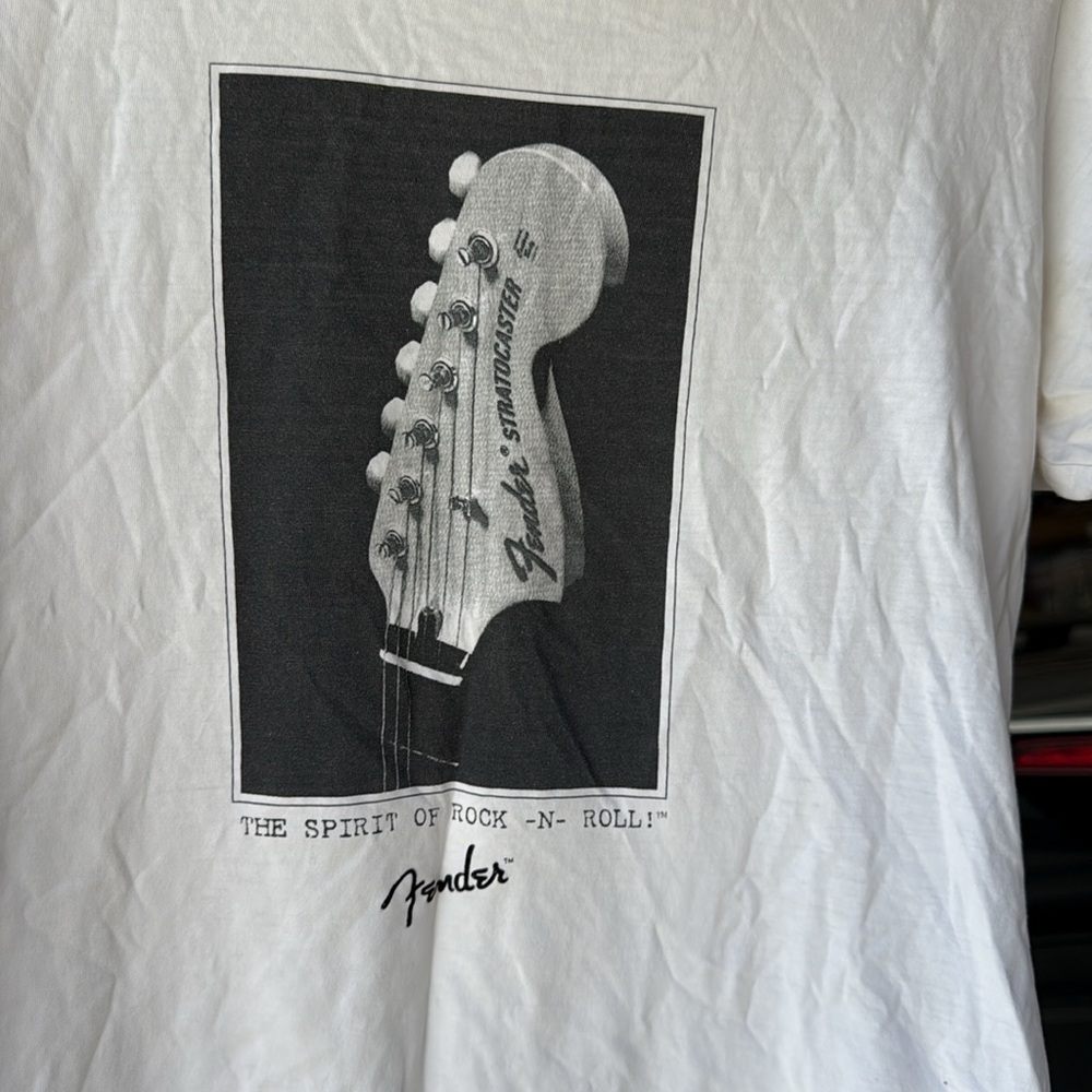 Fender × Japanese Brand × Rock Tees Fender - The Spirit Of Rock N Roll T Shirts - Picture 4 of 8